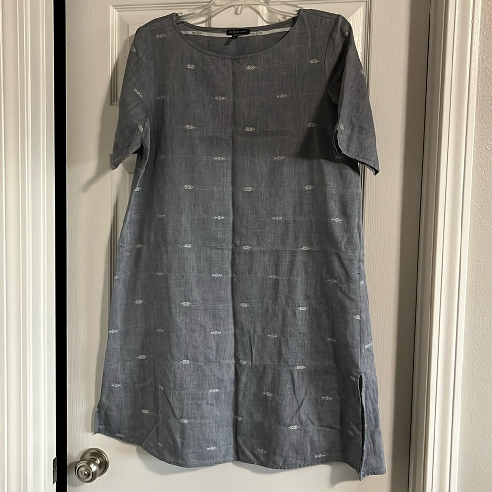Eileen Fisher Nomadic Print A-Line Dress
